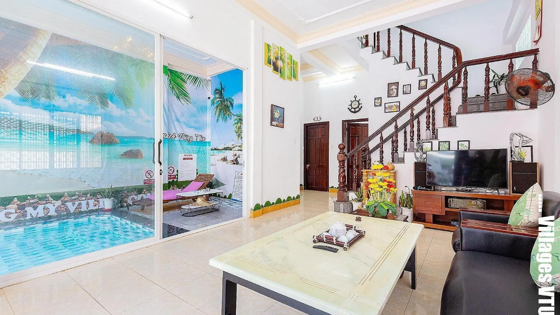 Biet Thu Khu A Chau Bai Sau Ho Boi Bida Karaoke Villa Vung Tau 0*,